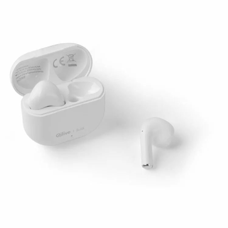 QILIVE Casque Q1232 TWS - Blanc 2 QILIVE Casque Q1232 TWS - Blanc – Image 2