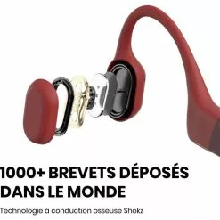 SHOKZ Casque OpenRun Rouge 8 SHOKZ Casque OpenRun Rouge -Casque, écouteurs Soldes B2CD 966