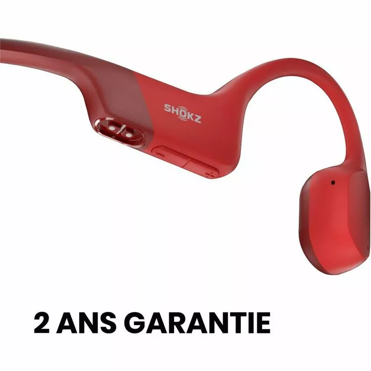 SHOKZ Casque OpenRun Rouge 5 SHOKZ Casque OpenRun Rouge – Image 5