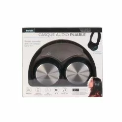 Paris Prix Casque Audio Bluetooth Pliable 16cm Noir -Casque, écouteurs Soldes B2CD 991